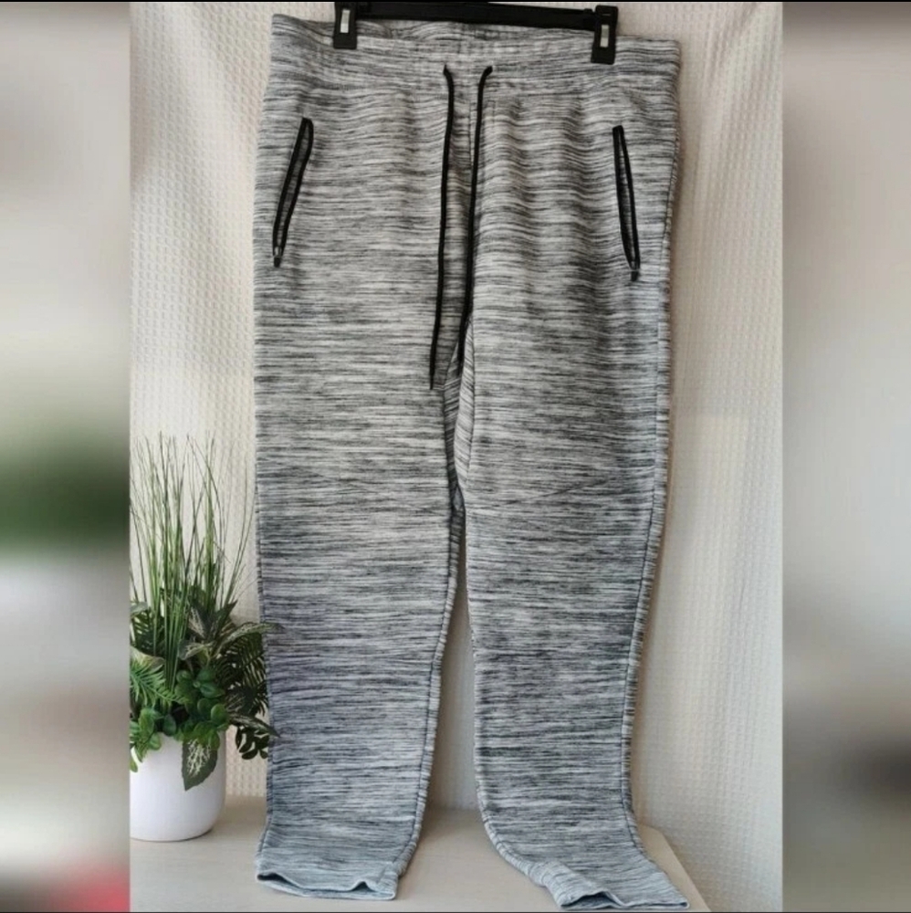 Brooklyn Cloth Men's White Streaky Print Jogger Size L